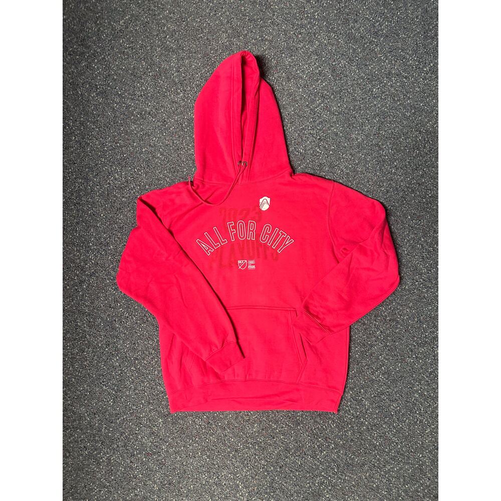 St. Louis City SC “All For City” Red Hoodie – Unisex MLS Sweatshirt
